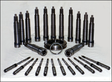 We design and manufacture high quality precision spindles, broach splines and other high precision products.  We will also repair your worn or damaged spindles and broach splines.